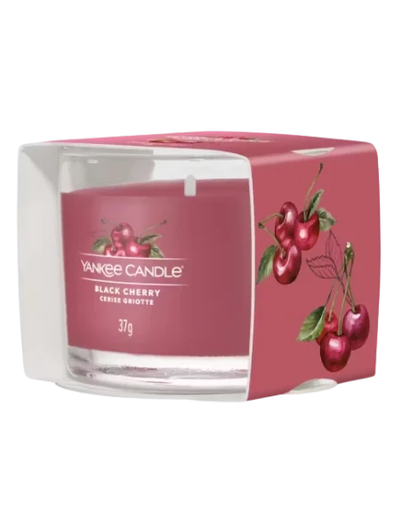 Yankee Candle - Black Cherry - Candela Votiva in Vetro
