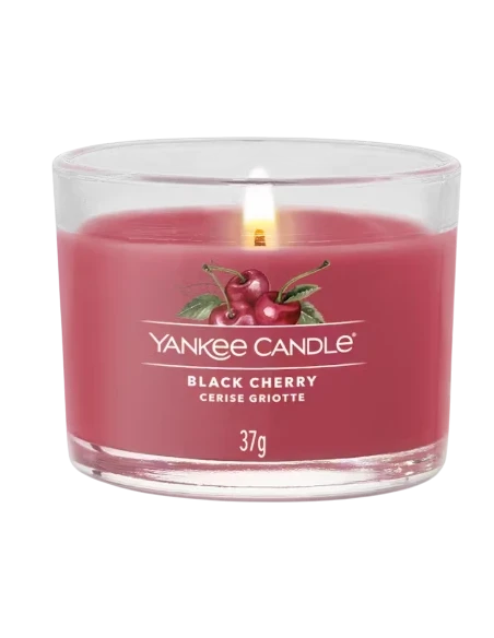 Yankee Candle - Black Cherry - Candela Votiva in Vetro