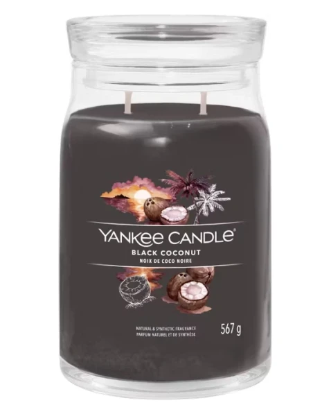 Yankee Candle - Black Coconut - Candela in Giara Grande