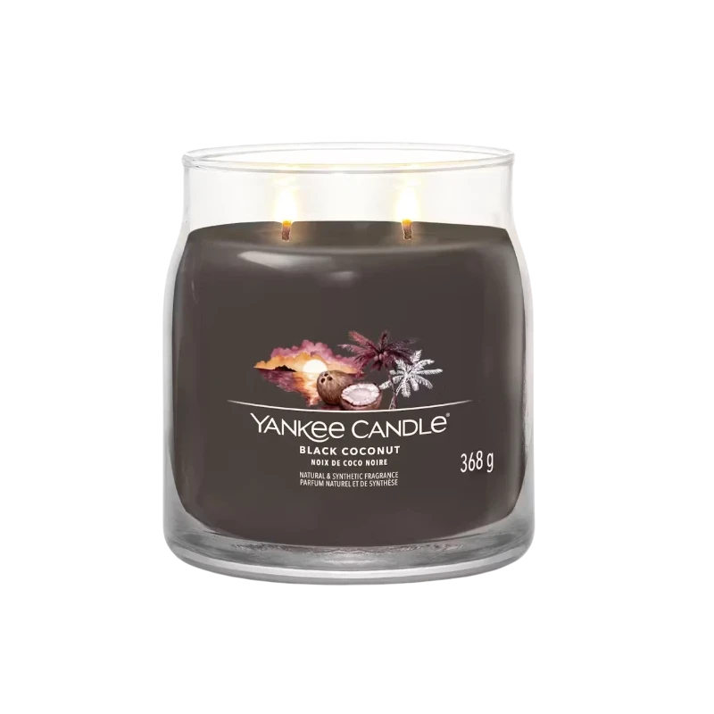 Yankee Candle - Black Coconut - Medium Jar Candle