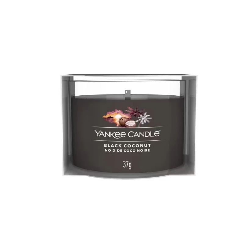 Yankee Candle - Black Coconut - Glass Votive Candle