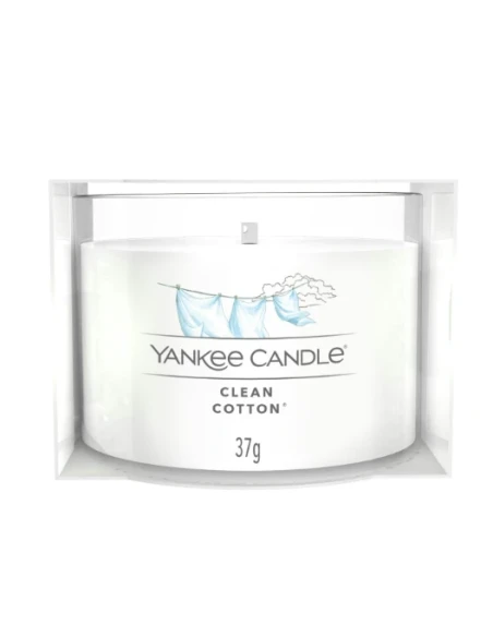 Yankee Candle - Clean Cotton® Glass Votive Candle