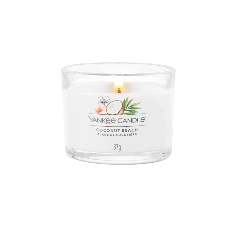 Yankee Candle - Coconut Beach Candela Votiva in Vetro