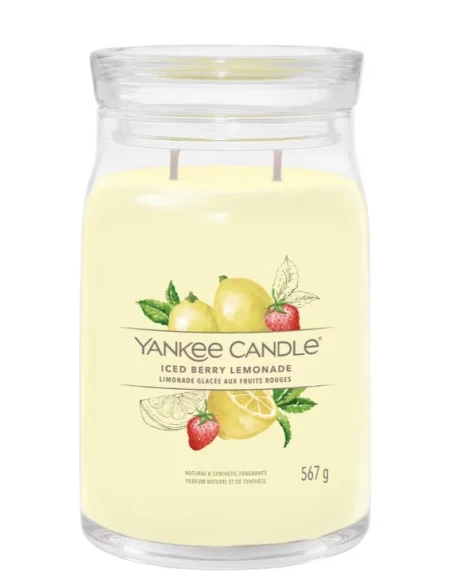 Yankee Candle - Iced Berry Lemonade  Candela in Giara Grande