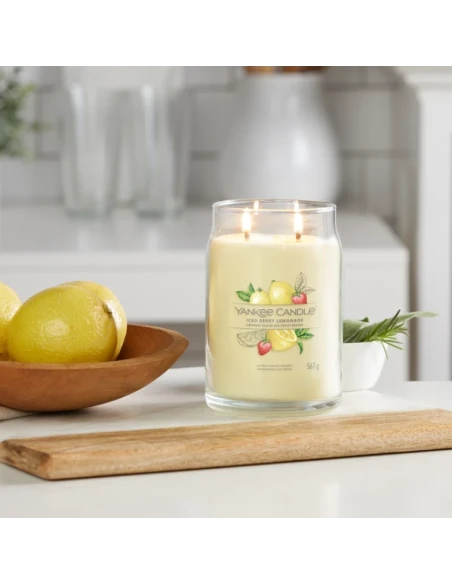 Yankee Candle - Iced Berry Lemonade  Candela in Giara Grande