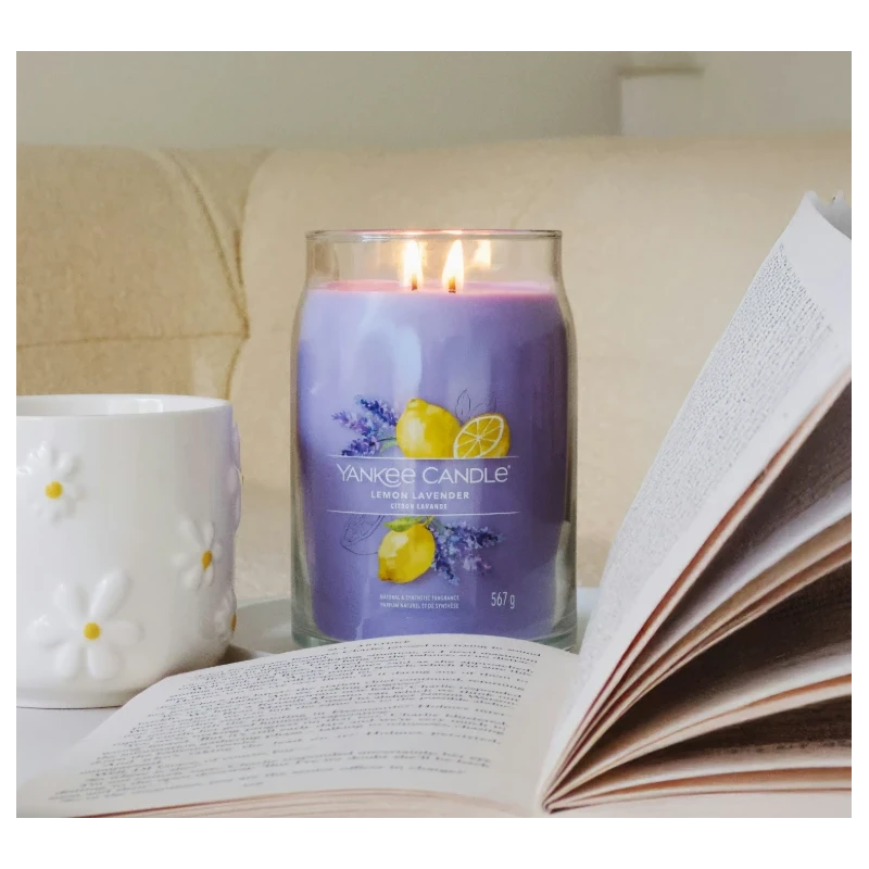 Yankee Candle - Lemon Lavender Candela in Giara Grande
