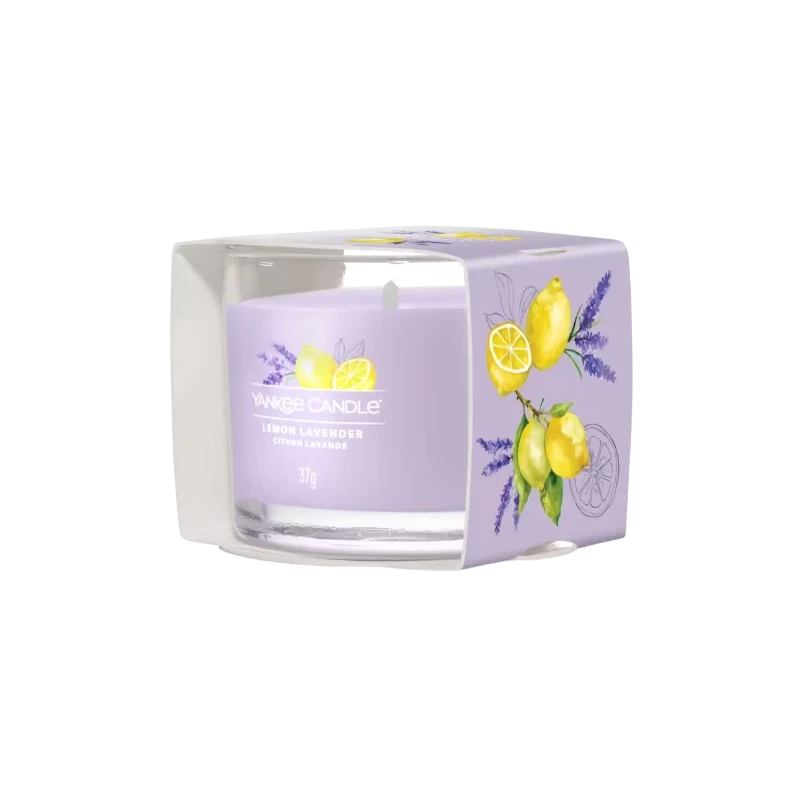 Yankee Candle - Lemon Lavender Glass Votive Candle