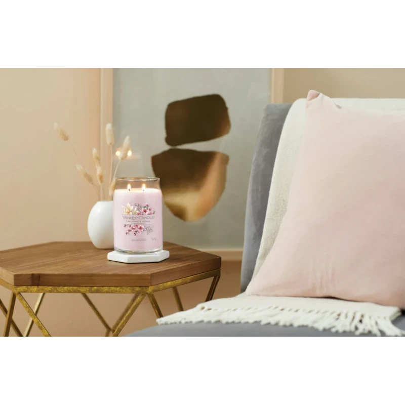 Yankee Candle - Pink Cherry & Vanilla Candela in Giara Grande