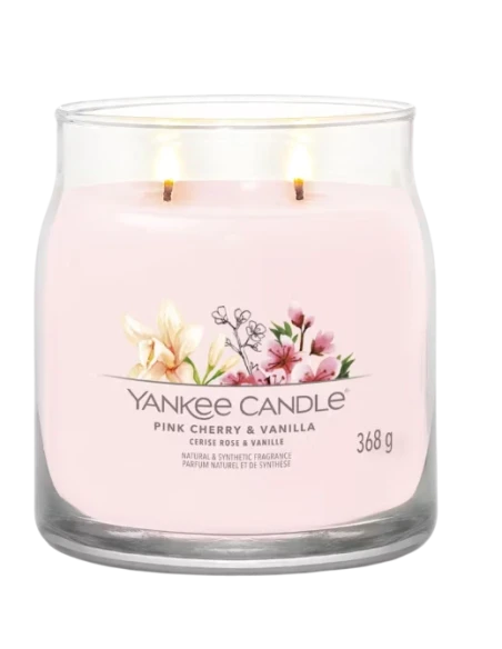 Yankee Candle - Pink Cherry & Vanilla Medium Jar Candle