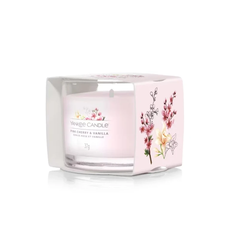 Yankee Candle - Pink Cherry & Vanilla Votive Glass Candle