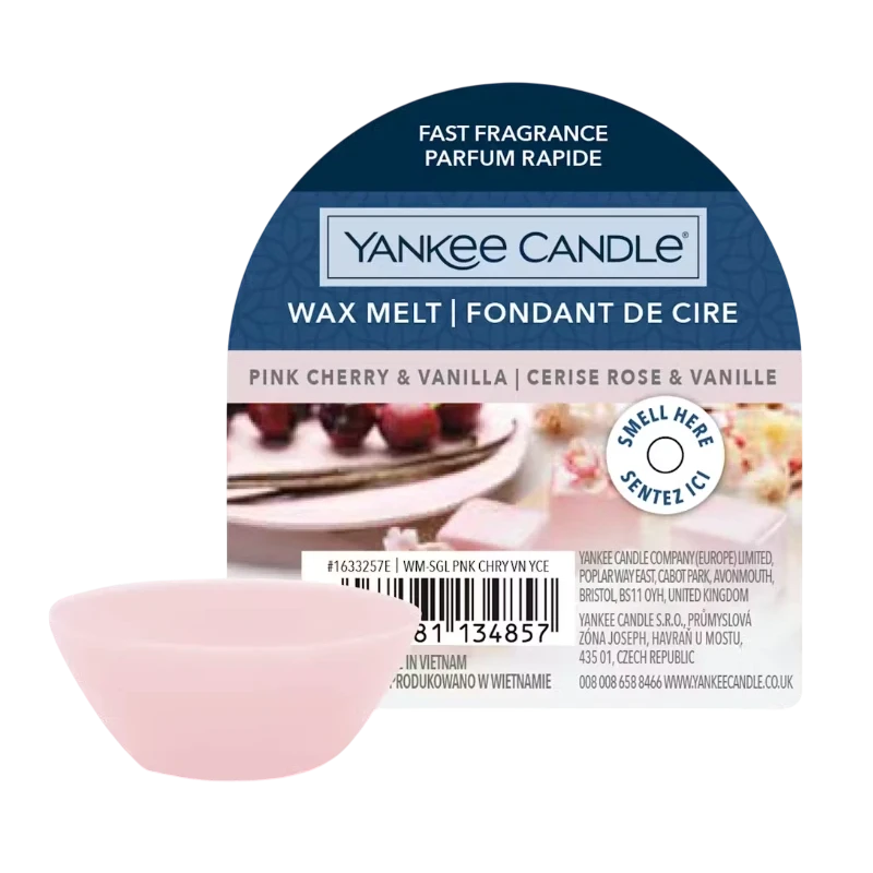 Yankee Candle - Pink Cherry & Vanilla Cera da Fondere