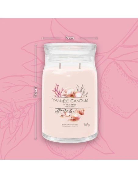 Yankee Candle - Pink Sands - Candela in Giara Grande