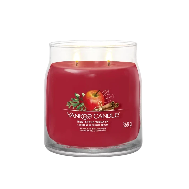 Yankee Candle - Red Apple Wreath Medium Jar Candle