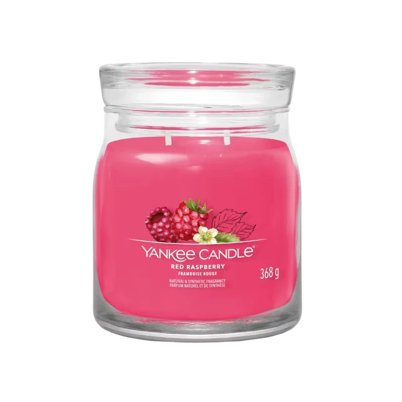 Yankee Candle - Red Raspberry Candela in Giara Media