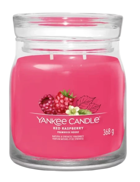 Yankee Candle - Red Raspberry Candela in Giara Media