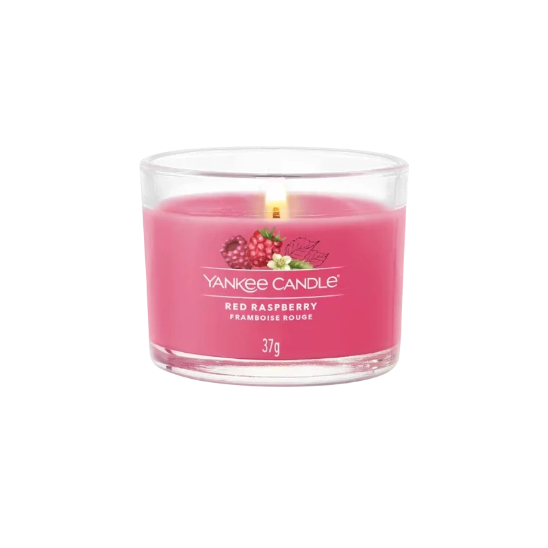 Yankee Candle - Red Raspberry Candela Votiva in Vetro