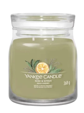 Yankee Candle - Sage & Citrus  Candela in Giara Media