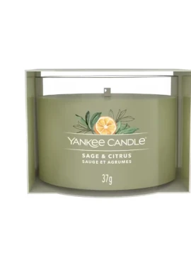 Yankee Candle - Sage & Citrus Glass Votive Candle