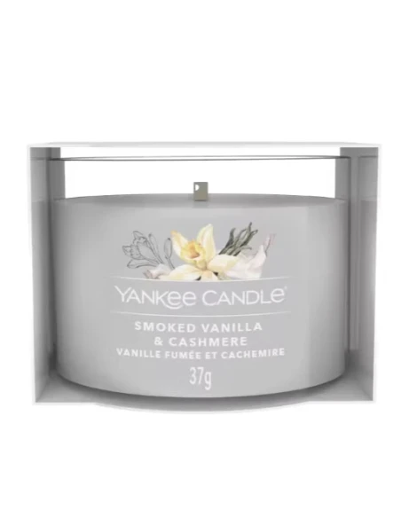 Yankee Candle - Smoked Vanilla & Cashmere Candela Votiva in Vetro