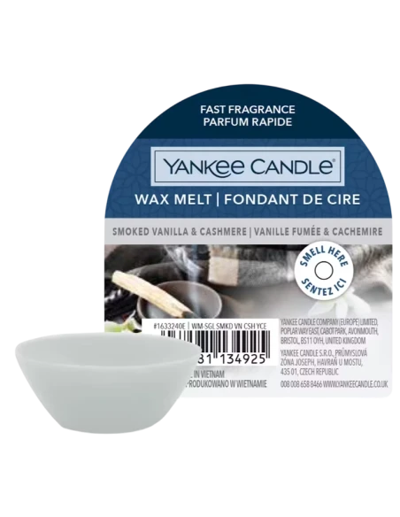 Yankee Candle - Smoked Vanilla & Cashmere Melting Wax