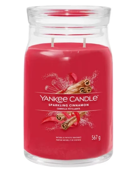 Yankee Candle - Sparkling Cinnamon Candela in Giara Grande