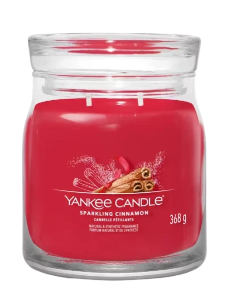 Yankee Candle - Sparkling Cinnamon Candela in Giara Media