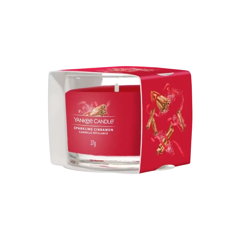 Yankee Candle - Sparkling Cinnamon Candela Votiva in Vetro