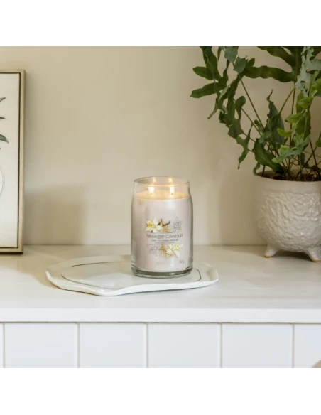 Yankee Candle - Vanilla Crème Brûlée Candela in Giara Grande