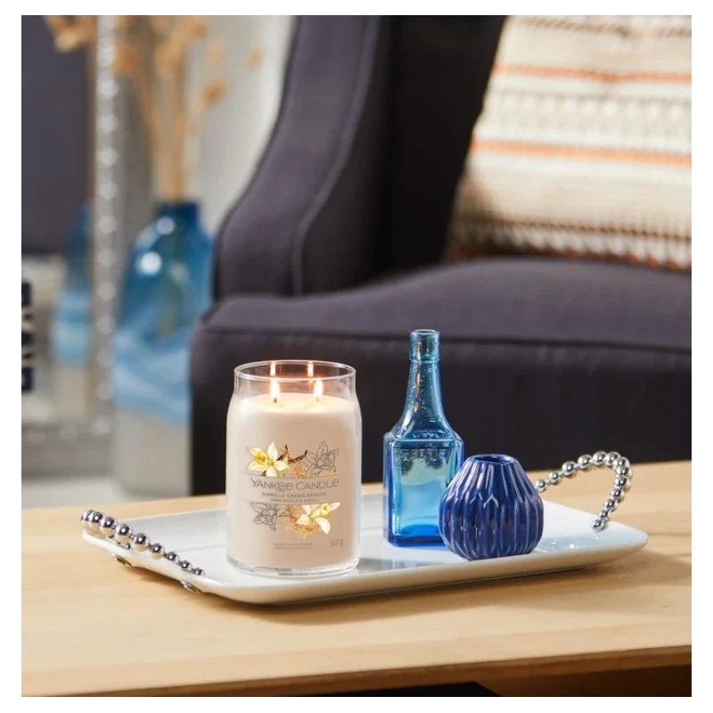 Yankee Candle - Vanilla Crème Brûlée Candela in Giara Grande