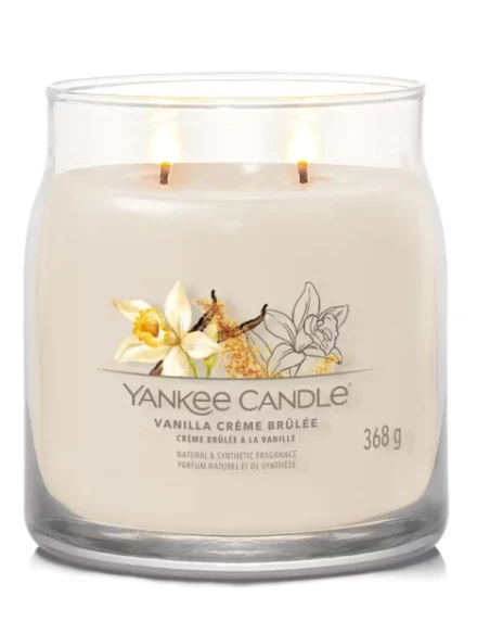 Yankee Candle - Vanilla Crème Brûlée Medium Jar Candle