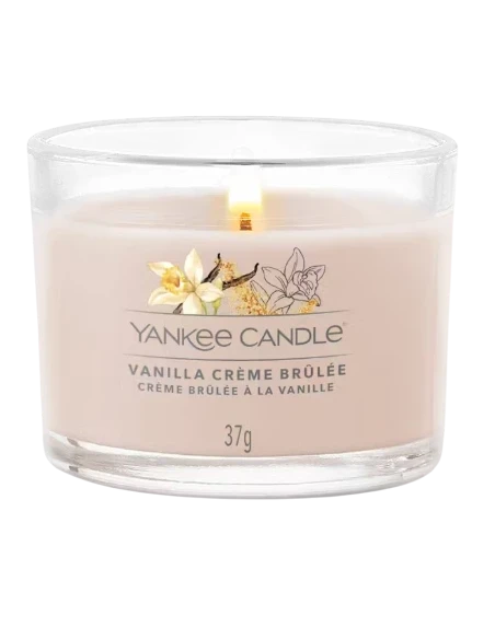 Yankee Candle - Vanilla Crème Brûlée Glass Votive Candle