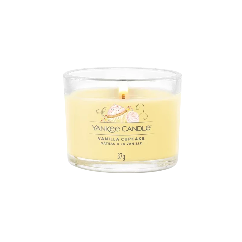 Yankee Candle - Vanilla Cupcake - Glass Votive Candle