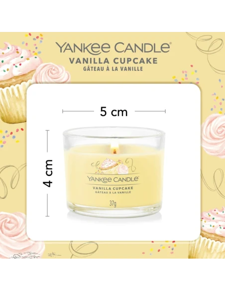 Yankee Candle - Vanilla Cupcake - Glass Votive Candle