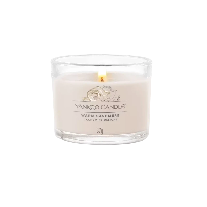 Yankee Candle - Warm Cashmere Glass Votive Candle