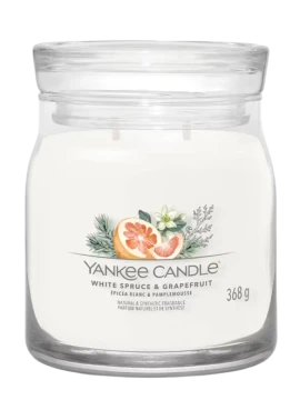 Yankee Candle - White Spruce & Grapefruit Medium Jar Candle