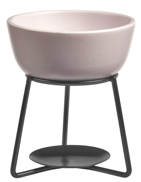 Yankee Candle - Pebble Tealight Burner - Grey Lilac