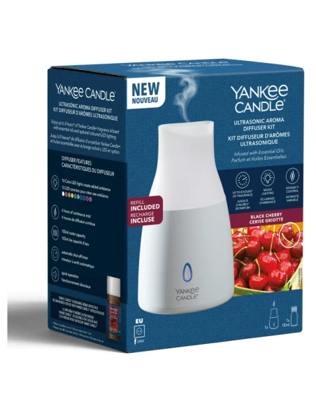 Yankee Candle - Ultrasonic Diffuser Starter Kit - Black Cherry