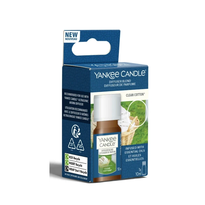 Yankee Candle - Ultrasonic Diffuser Refill - Clean Cotton®