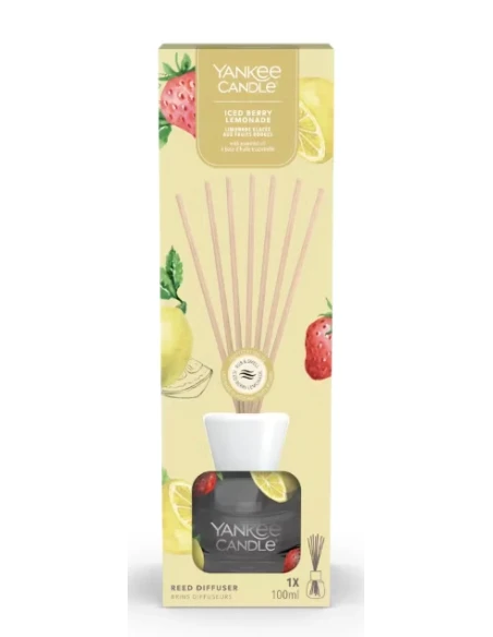 Yankee Candle - Diffusore a Bastoncini - Iced Berry Lemonade
