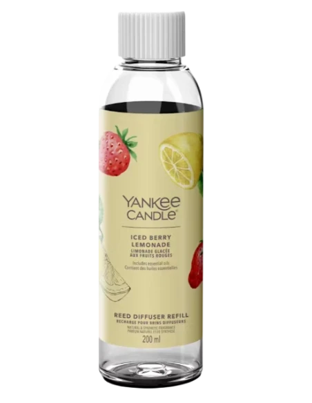 Yankee Candle - Ricarica per Diffusore a Bastoncini - Iced Berry Lemonade
