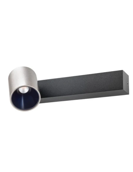 Redo Group - Takto Wall / Ceiling Lamp - Matte Black / Foggy Nickel