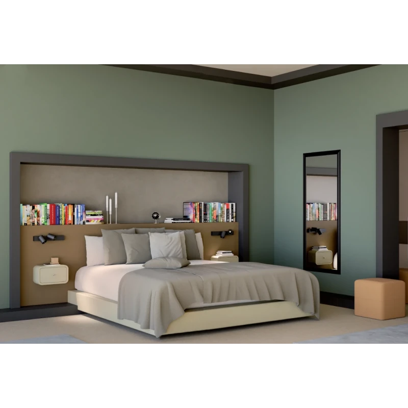 Redo Group - Takto Lampada da Parete / Soffitto Doppia - Nero Opaco / Foggy Nickel