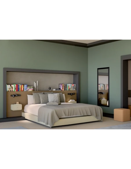 Redo Group - Takto Double Wall / Ceiling Lamp - Matte Black / Foggy Nickel