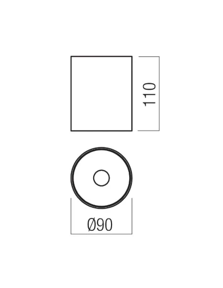 Redo Group - Takto Lampada da Soffitto - Silver Coffee