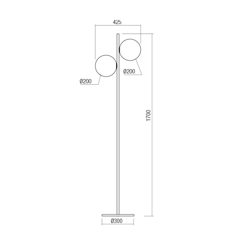 Redo Group - Talis Floor Lamp - Brushed Bronze