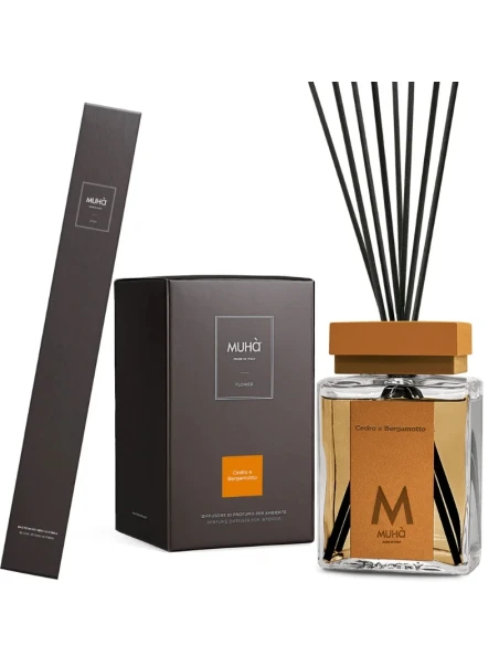 Muhà - Reed Diffuser - Cedar and Bergamot