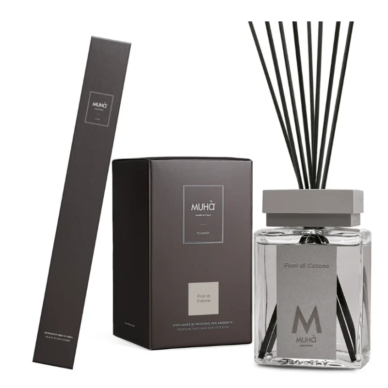 Muhà - Diffusore a Bastoncini - Fiori di Cotone