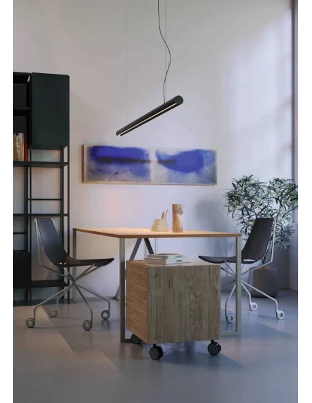 Redo Group - Cityline Pendant Lamp - Matt Black / Silver Coffee