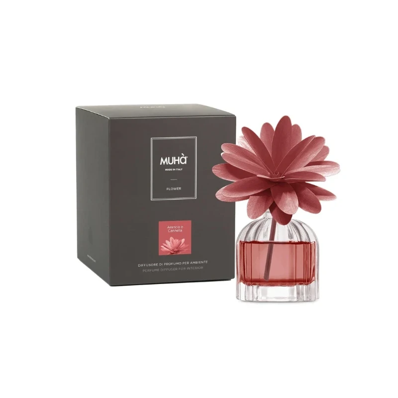 Muhà - Flower Diffuser - Orange and Cinnamon 60 ml