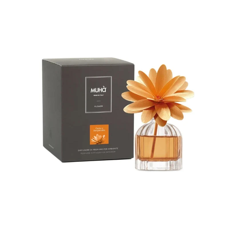 Muhà - Flower Diffuser - Cedar and Bergamot 60 ml